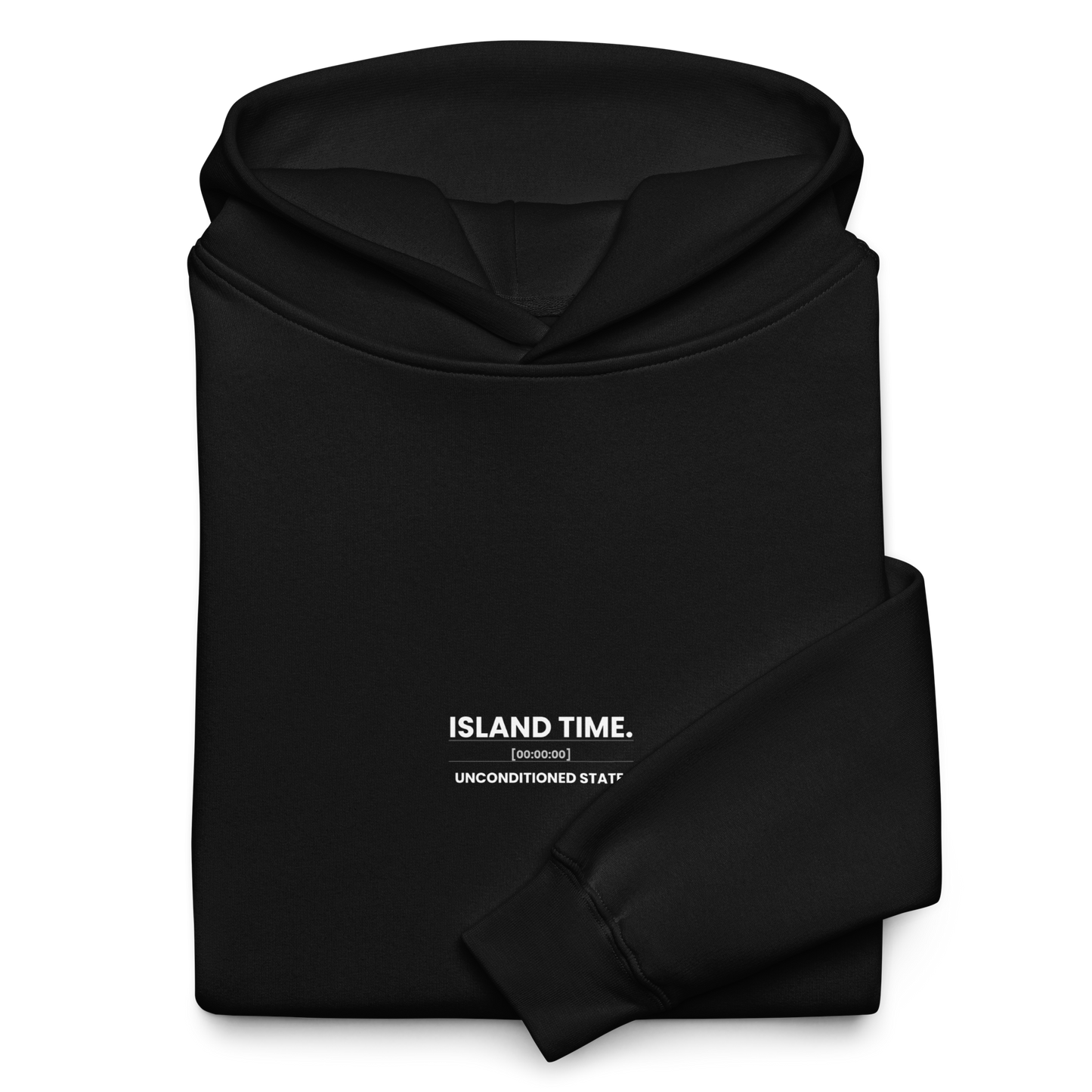 Minimalist Black Hoodie Archive 005 - 320 GSM Relaxed Fit Boxy Streetwear