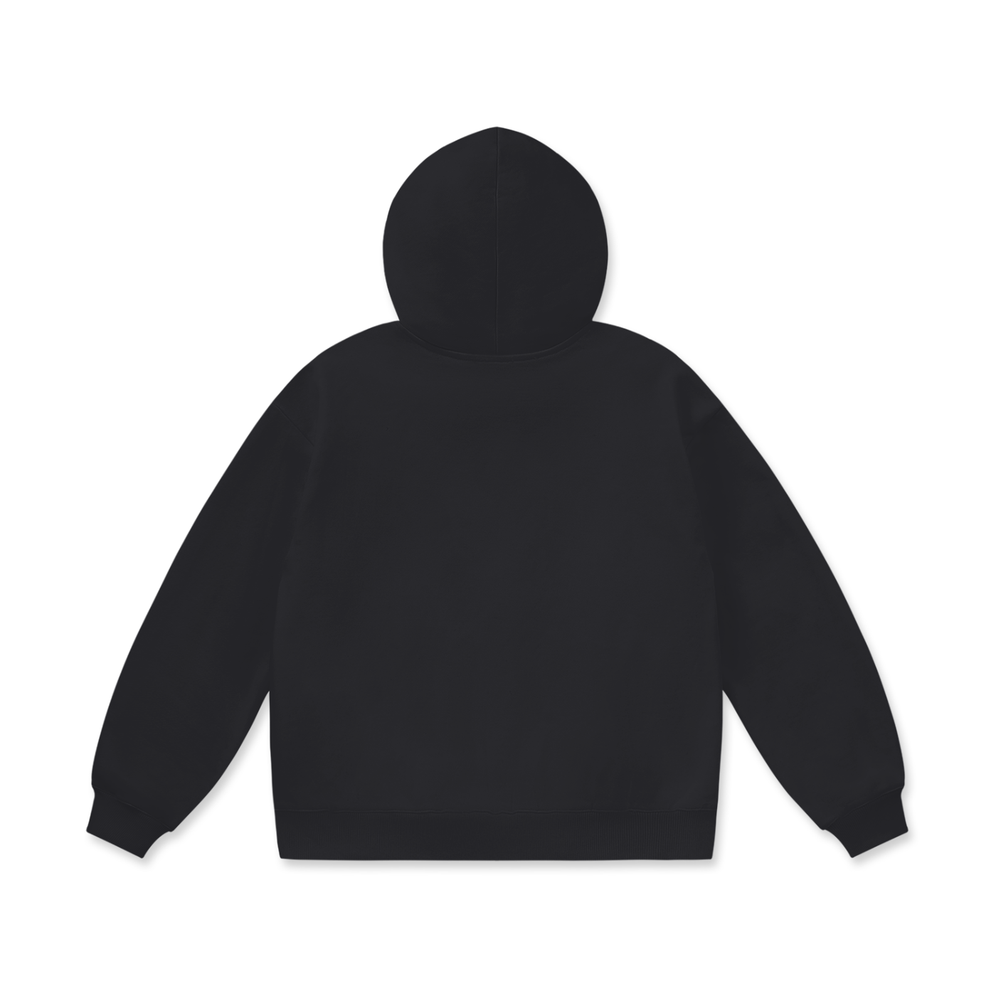 COLEFIELD Archive 004 black heavyweight hoodie back view