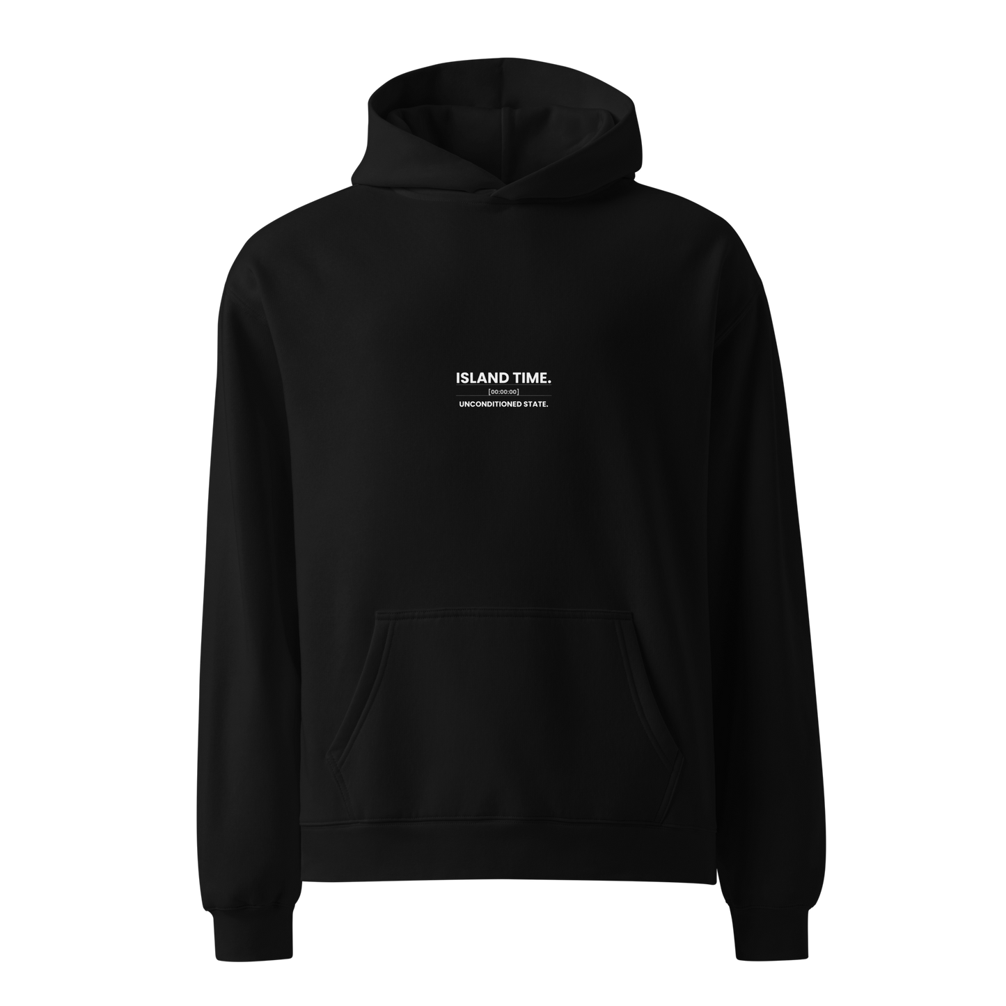 COLEFIELD Archive 005 Island Time Front - Heavyweight Brutalist Hoodie